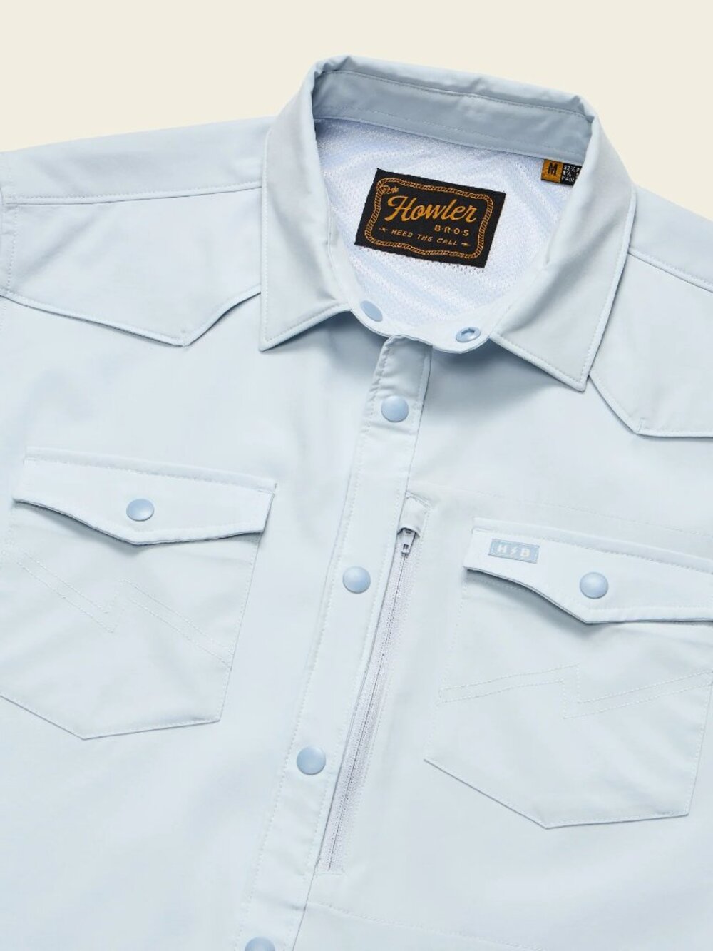 Howler Bros Emerger Tech Shirt - Cloud (L)